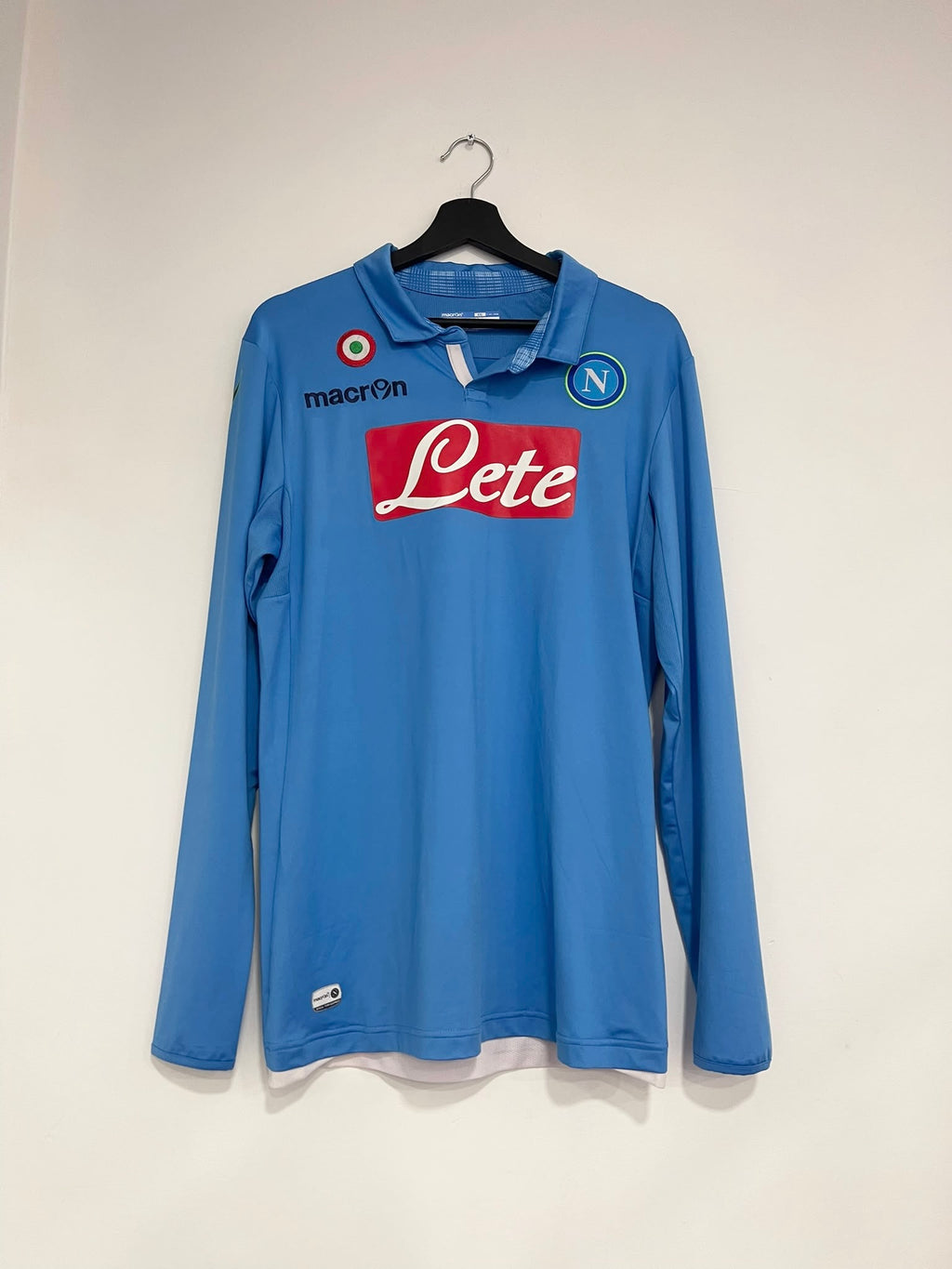 Macron Napoli 2014-15 Maglia Home Europa (XXL)
