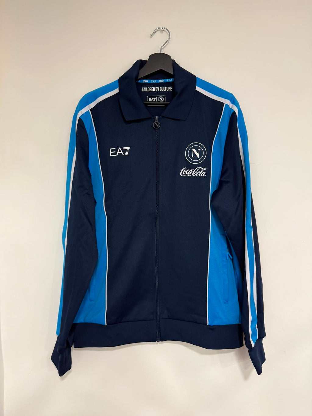 EA7 Napoli 2025-26 Giacca Anthem Euro Blu (3XL)