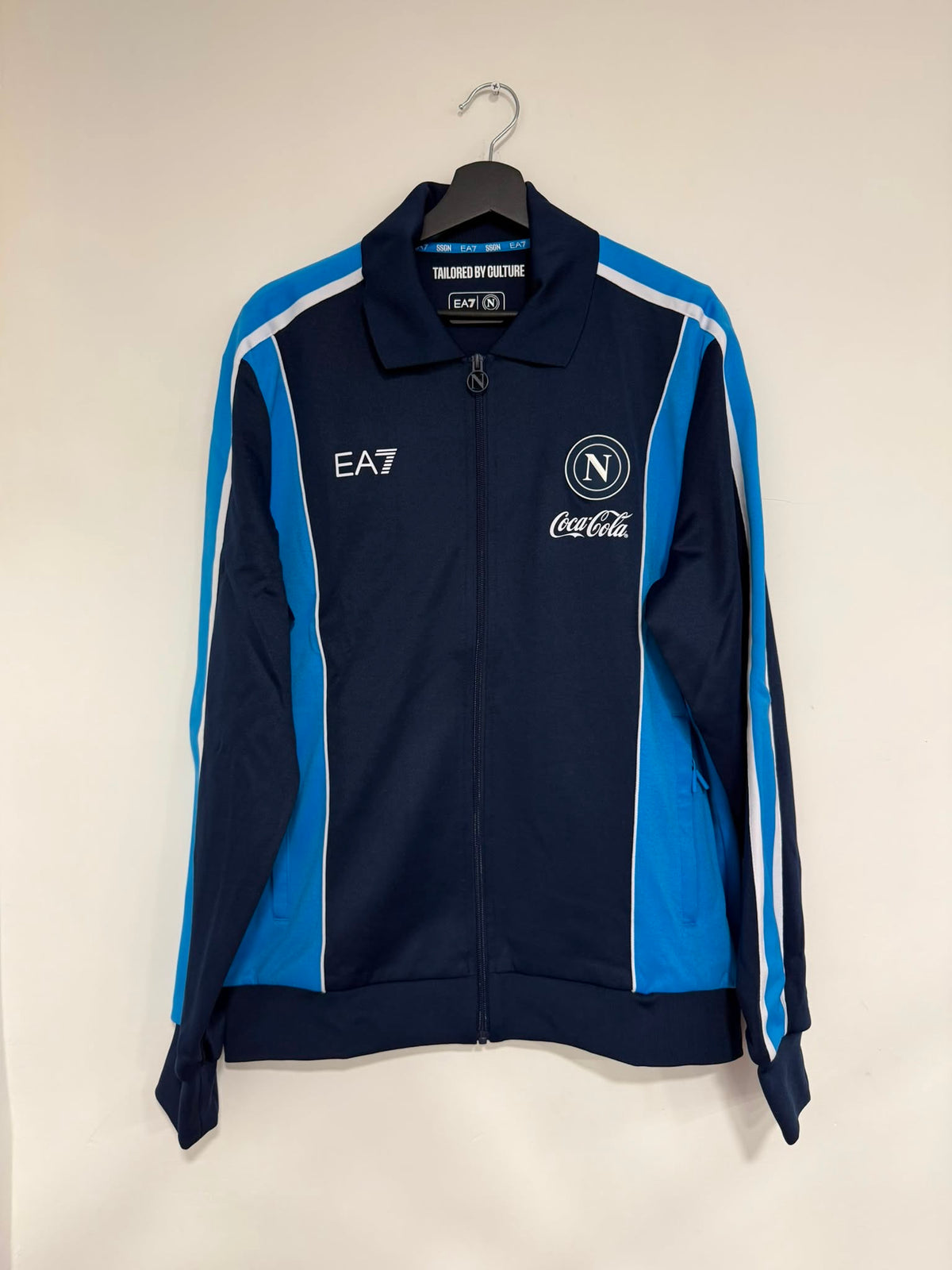EA7 Napoli 2025-26 Giacca Anthem Euro Blu (3XL)