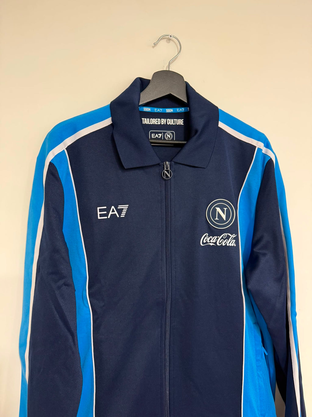 EA7 Napoli 2025-26 Giacca Anthem Euro Blu (3XL)