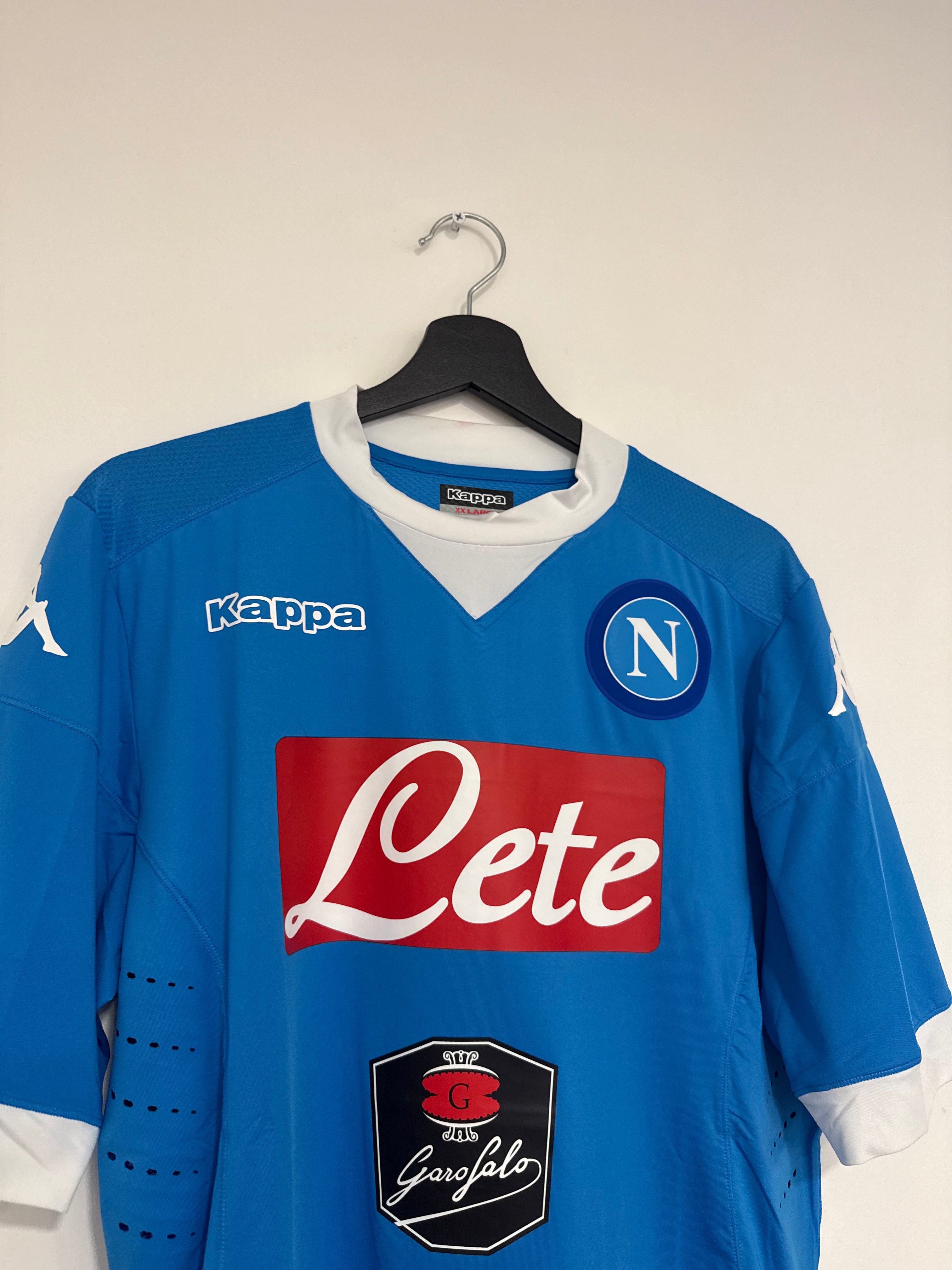Kappa Napoli 2015-16 Maglia Home Gara Kombat (XXL)