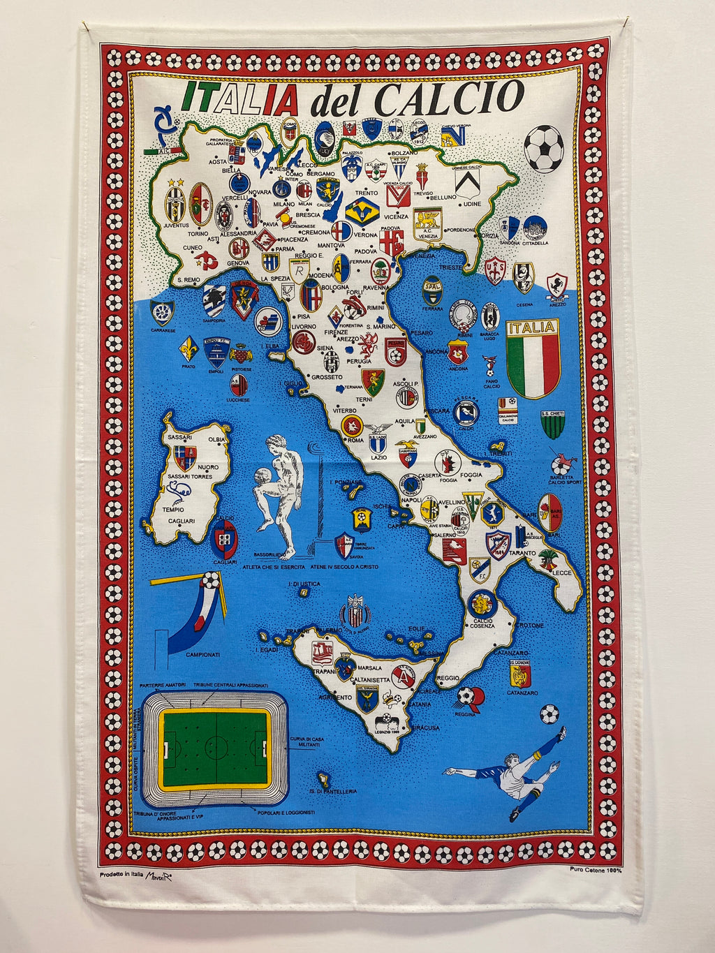 Strofinaccio "Italia del Calcio"
