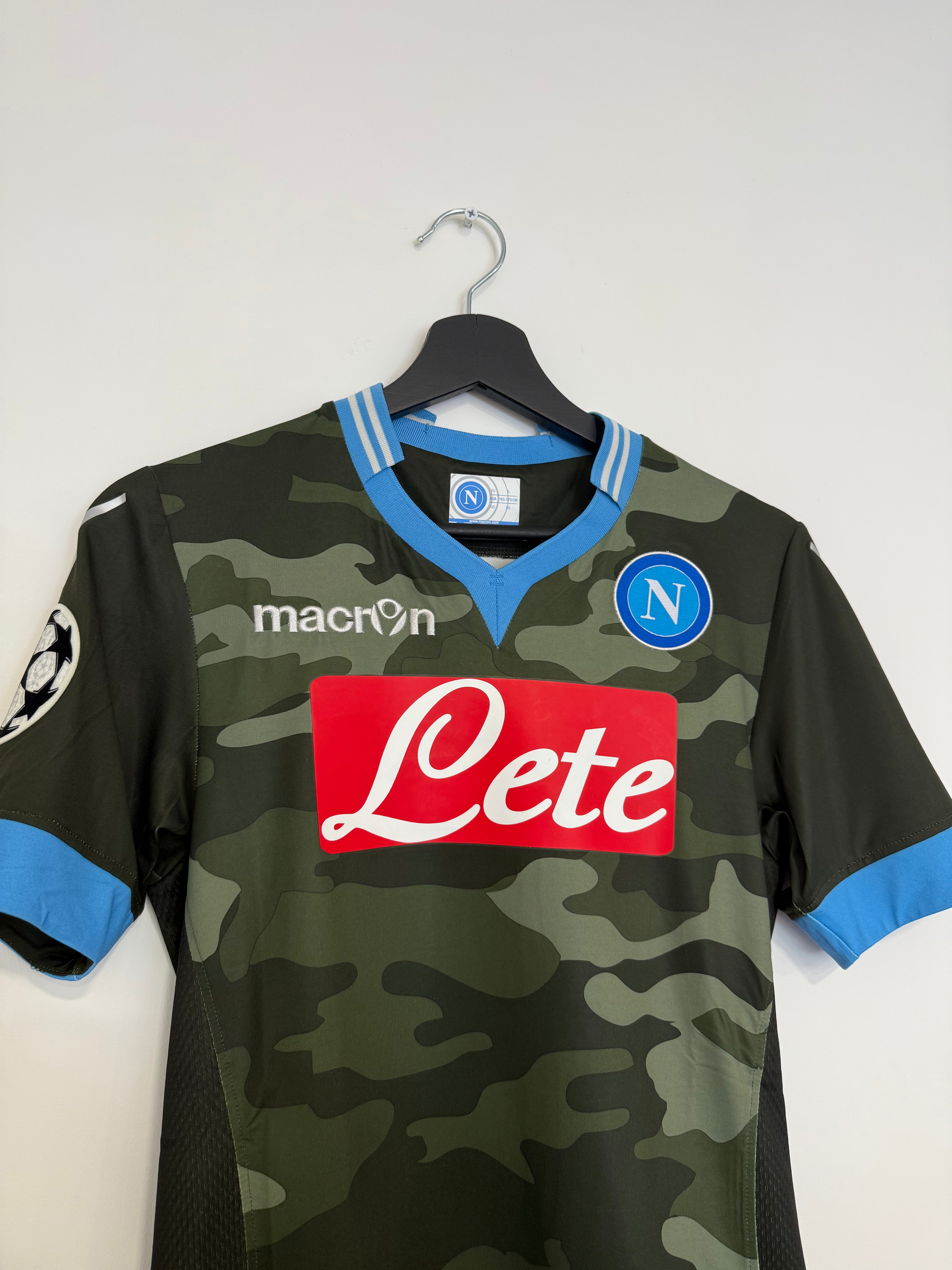 Macron Napoli 2013-14 Maglia Gara Away UCL (S)