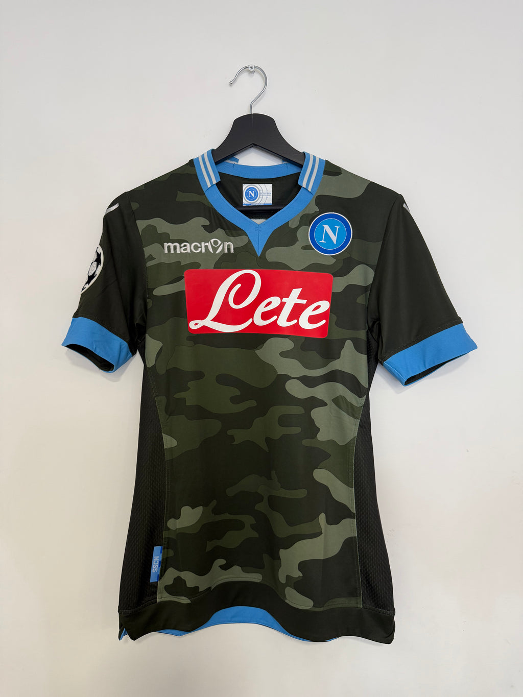 Macron Napoli 2013-14 Maglia Gara Away UCL (S)