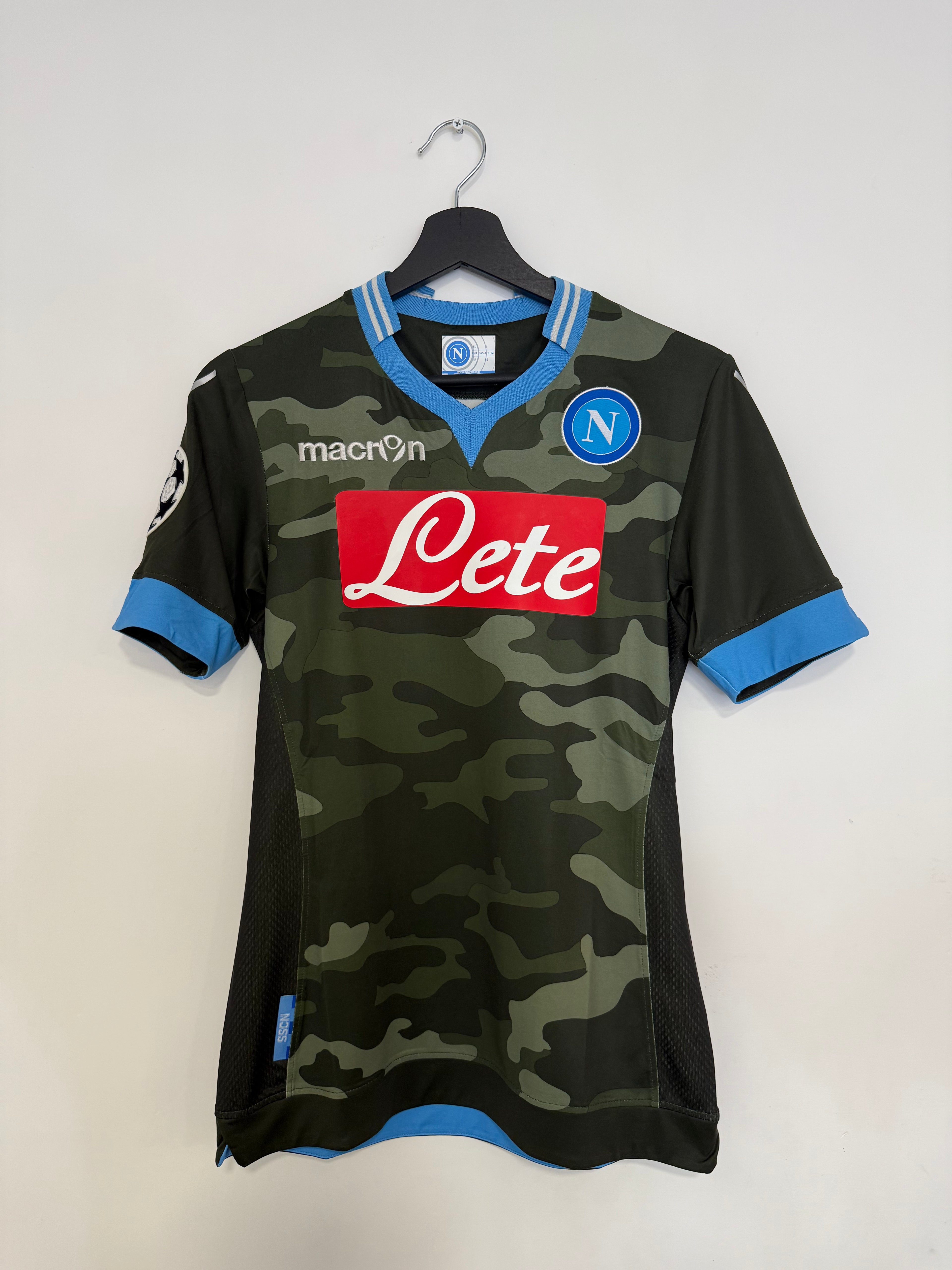 Macron Napoli 2013-14 Maglia Gara Away UCL (S)